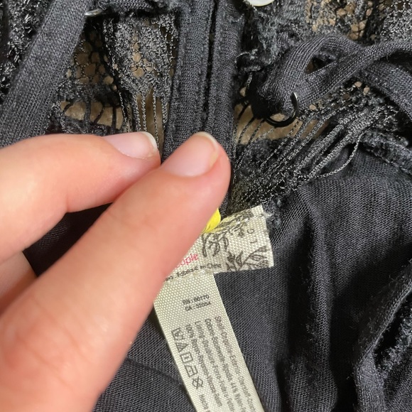 Free People she’s got it lace black mini dress - Picture 5 of 5